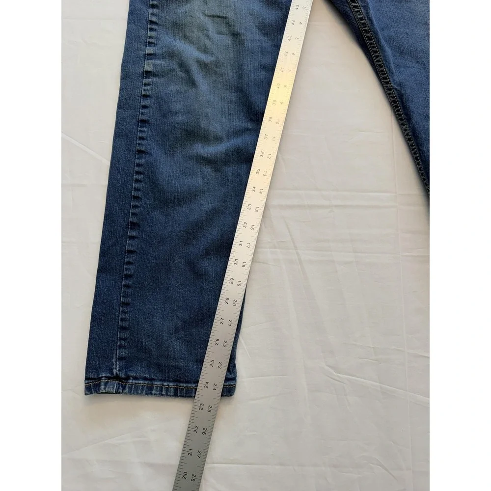 Levi's 502 Jeans Mens 44x30 Blue Medium Wash Regular Straight Leg Denim Big Tall